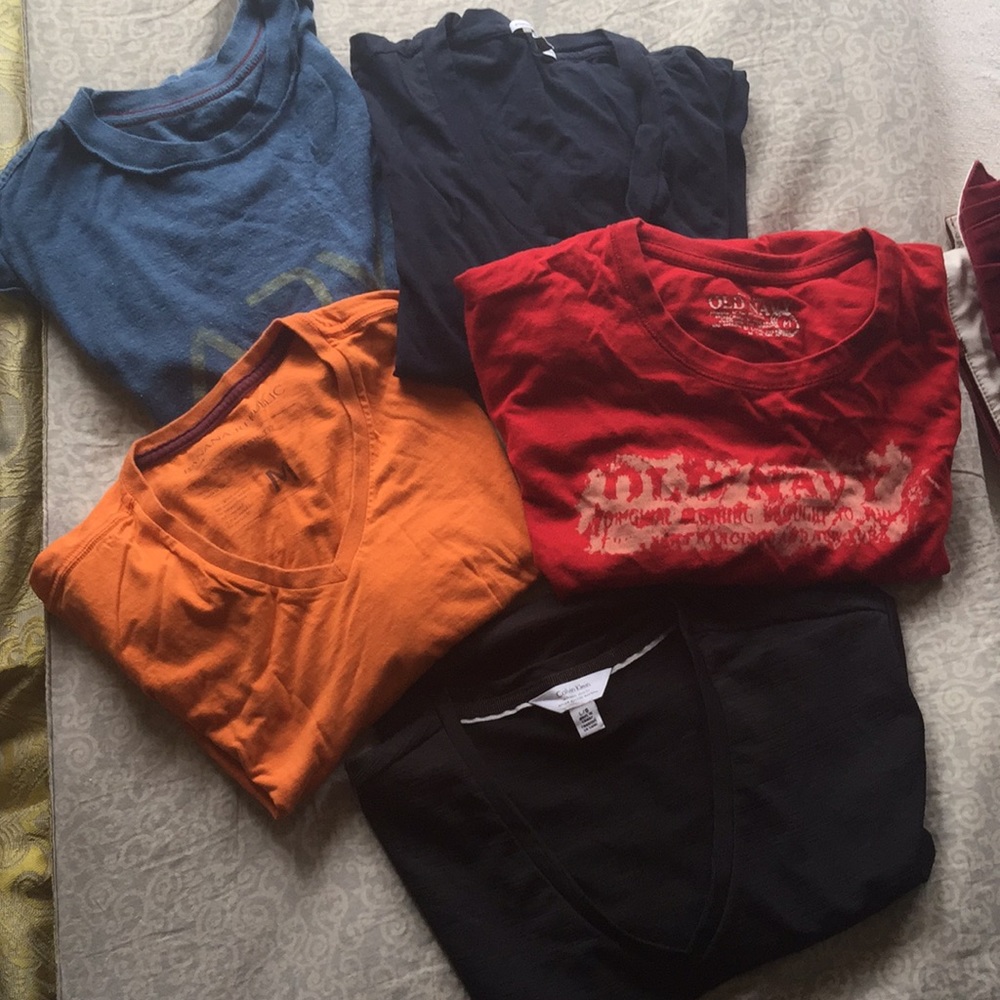 5 shirts